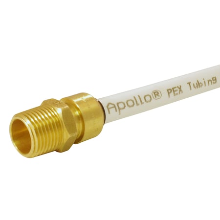 Apollo 3/8 in. (1/2 in. O.D.) Brass Push-To-Connect x 1/2 in. Male Pipe Thread Reducing Adapter FSBMA3812